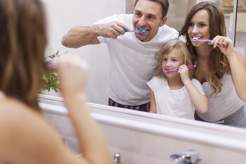 Xlent Super Soft, Tapered Bristle Toothbrush with Tongue Cleaner Assorted Colors - (4 Count) - Image 5